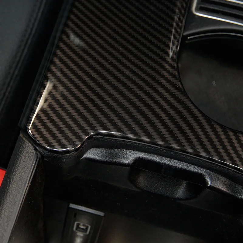 Углерода АБС хромированная чашка держатель Чехол накладка для Mercedes Benz A/GLA CLA