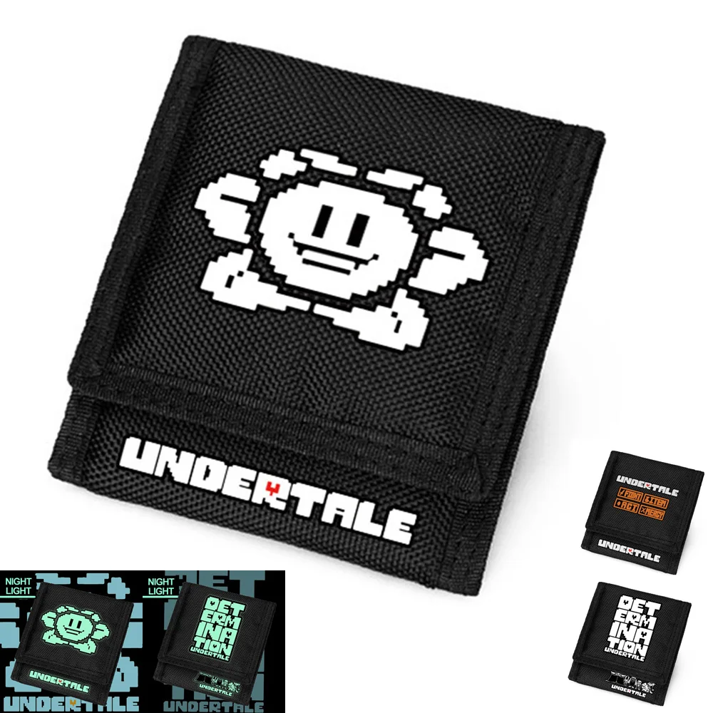 Кошелек MeanCat Undertale Flowey The skeleton brothers с игровыми фигурами для мальчиков и девочек и взрослых