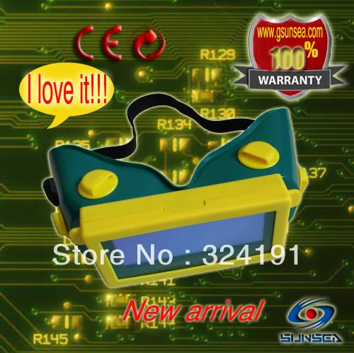 

Solar Auto darkening Goggle, tig mig welding mask Glasses , DIN3/11 Welding Goggles