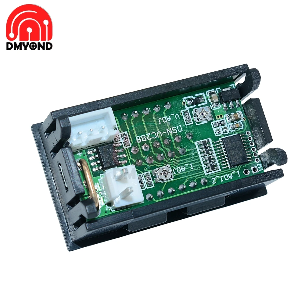 DC 100V 10A цифровой мини-Вольтметр Амперметр Панель Напряжение измеритель тока напряжения тестер Зеленый зеленый двойной светодиодный дисплей Amp