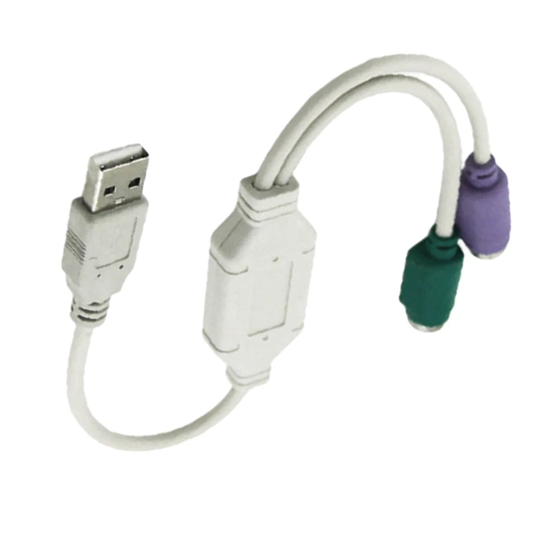 Высшее качество 1 шт. USB папа для PS/2 PS2 Женский конвертер Кабель адаптер шнура