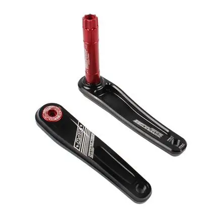 crank black BDSNAIL MTB горный велосипед Интегрированный полый Звездочка ЧПУ Сверхлегкий GXP кривошипно 104bcd диск положительные отрицательные зубы - Цвет: crank black