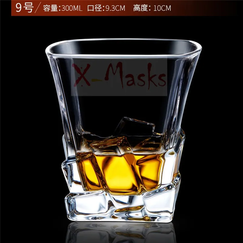 9 Бокал для виски прозрачный стакан tazas garrafa вино vook vidrio bardak verre copas vino copas cristal szklanki водка bicchieri стекло es - Цвет: 9