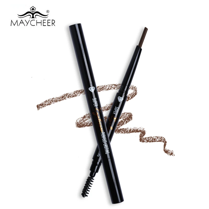 Карандаш для бровей автоматический водостойкий с кисточкой 1 шт.|automatic eyebrow pencil|brand