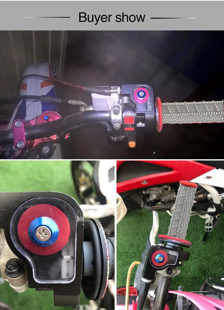 ZS Racing 1/4 мотоциклетные визуальные ручки дроссельной заслонки, газовая Ручка Дроссельной заслонки+ кабель+ ручка для Honda KTM Dirt Pit Bike ATV Racing