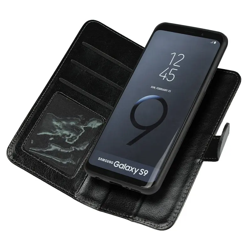 Магнитный чехол для Samsung Galaxy S9 S9Plus Plus съемный бумажник из кожи 2 в 1 аксессуары
