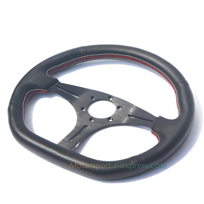 Сменный руль для автомобиля из натуральной кожи в форме D|trd steering|trd steering wheelcar wheel |