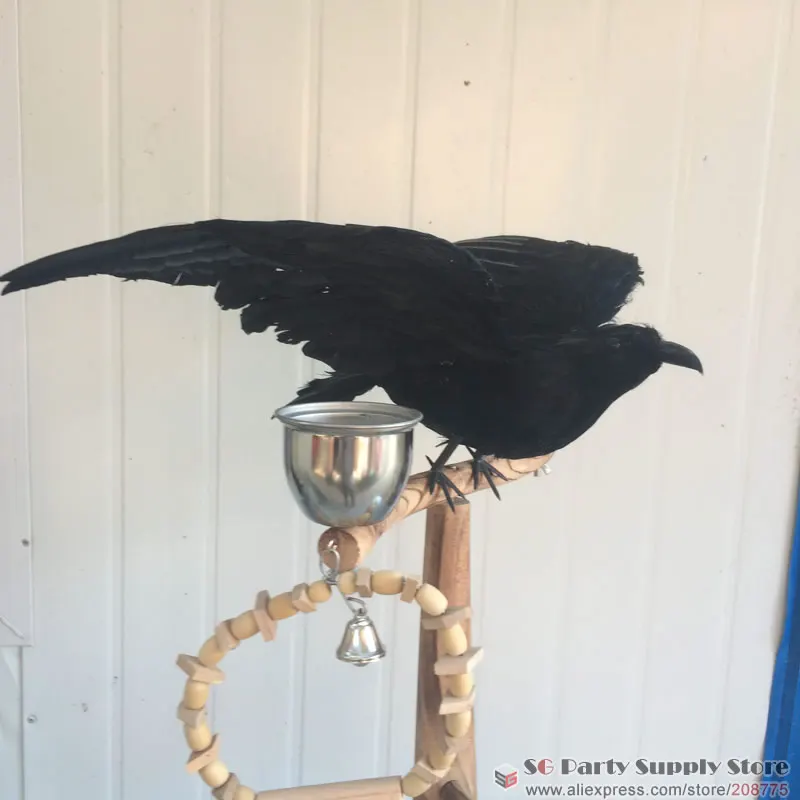 Хорошее качество имитация ворона Хэллоуин Волшебные реквизиты игры