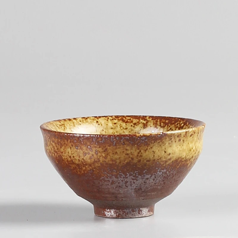 Винтажная чайная чашка в японском стиле глазурованная Обжиговая обжигалка