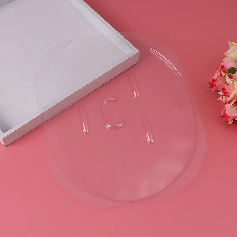 1PC Reuseable Facial Mask Plate For Fruit Vegetable Machine Maker Clear Silicone Mould Tray Making DIY Tool |