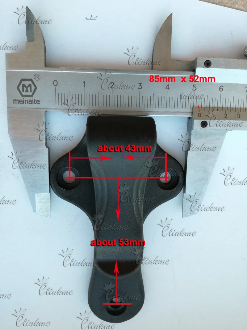 1 шт 3 43 &quot* 2 0&quot(85 мм * 52 мм) Отличная кобура Kydex зажимы ножны для ножа зажим DIYwith