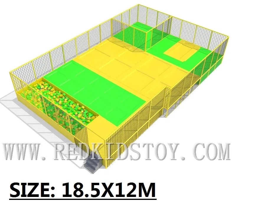 ASTM/TUV/CE сертифицированный батут парк для взрослых и детей HZ LG7914b|trampoline park|child parkpark