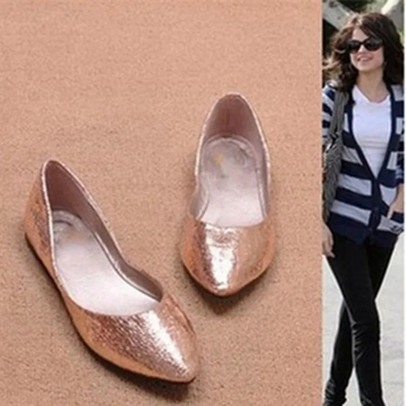 Женская обувь в европейском и американском стиле Стиль балетки с постепенным