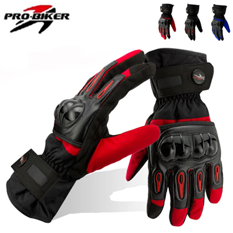 Полный Палец Мотоцикл Прихватки для мангала Гоночные перчатки