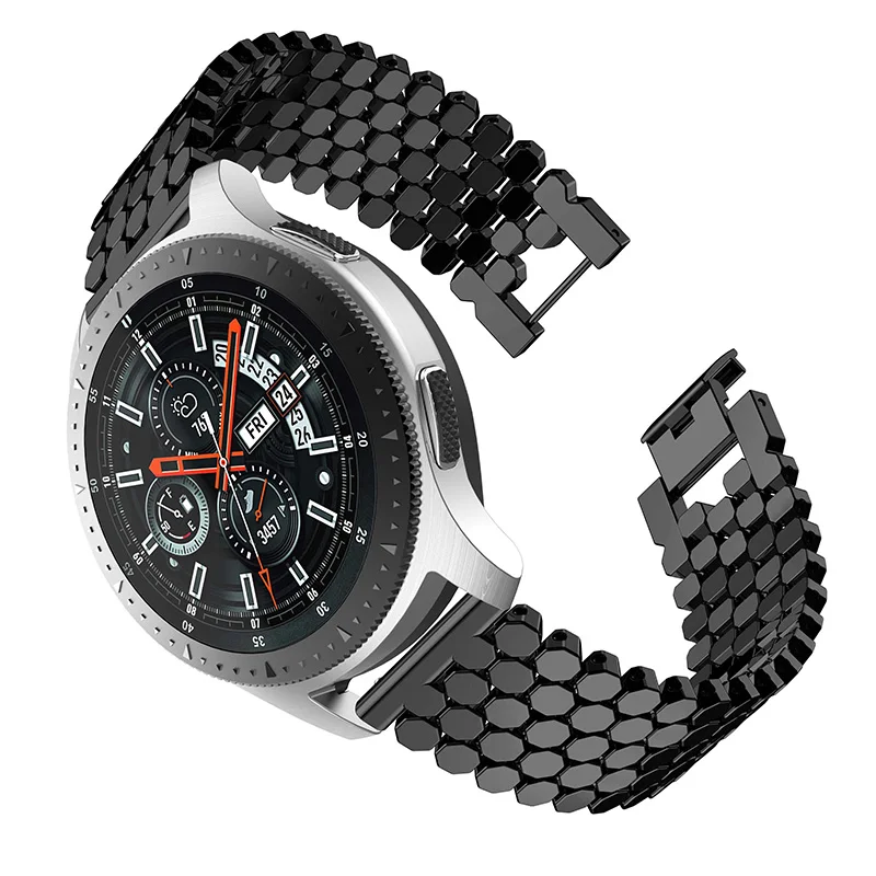 Laforuta 22 мм быстросъемный ремешок для Samsung Gear S3 часы 46 Смарт браслет из нержавеющей
