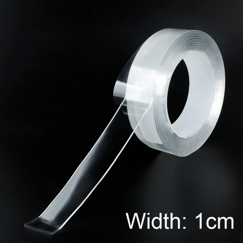 Многофункциональная прозрачная Двухсторонняя клейкая нано лента 10 мм