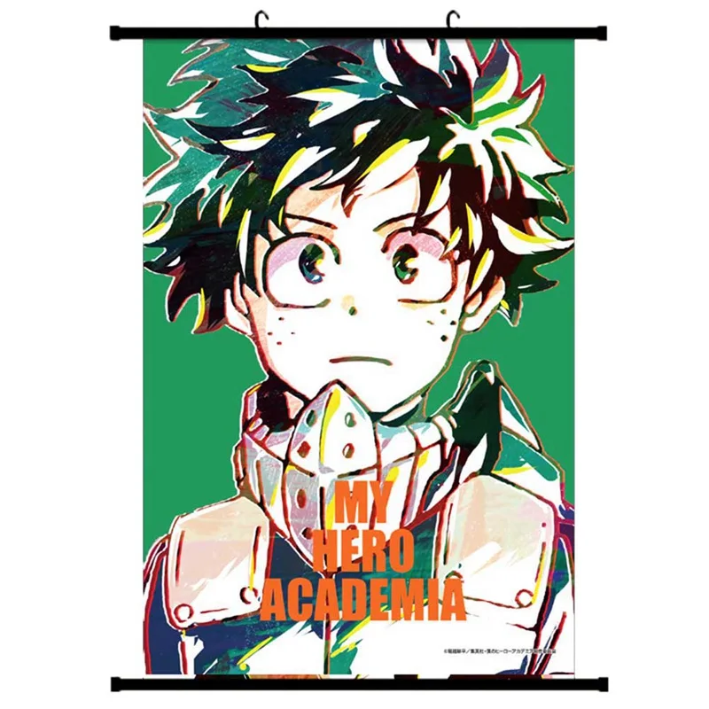 Японский Аниме Boku no Hero Academia My коллективный настенный прокрутка постер для