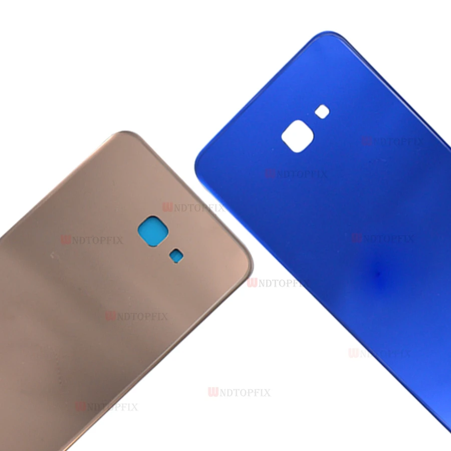 Новый чехол для SAMSUNG Galaxy J4 + задняя крышка батареи j4 plus Задняя стеклянная корпуса 6