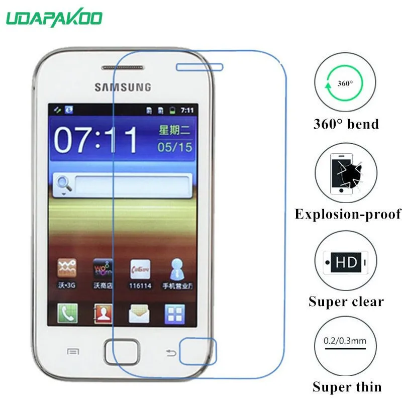 Udapakoo прозрачная закаленная (мягкое стекло) пленка для Sumsung Galaxy S4 Active i9295 i537 нано