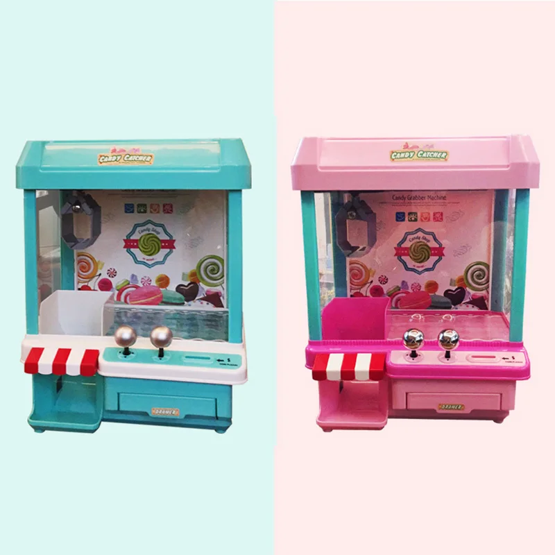 Игровой автомат с монетоприемником настольный мини-коготь Gumball Candy Grabber кран аркадная машина игры игрушки куклы захват для детей Подарки