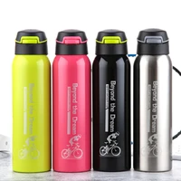 2018 600ml outdoor sports water bottle cycling camping thermal insulation stainless steel bike team water bottle thermos flasks