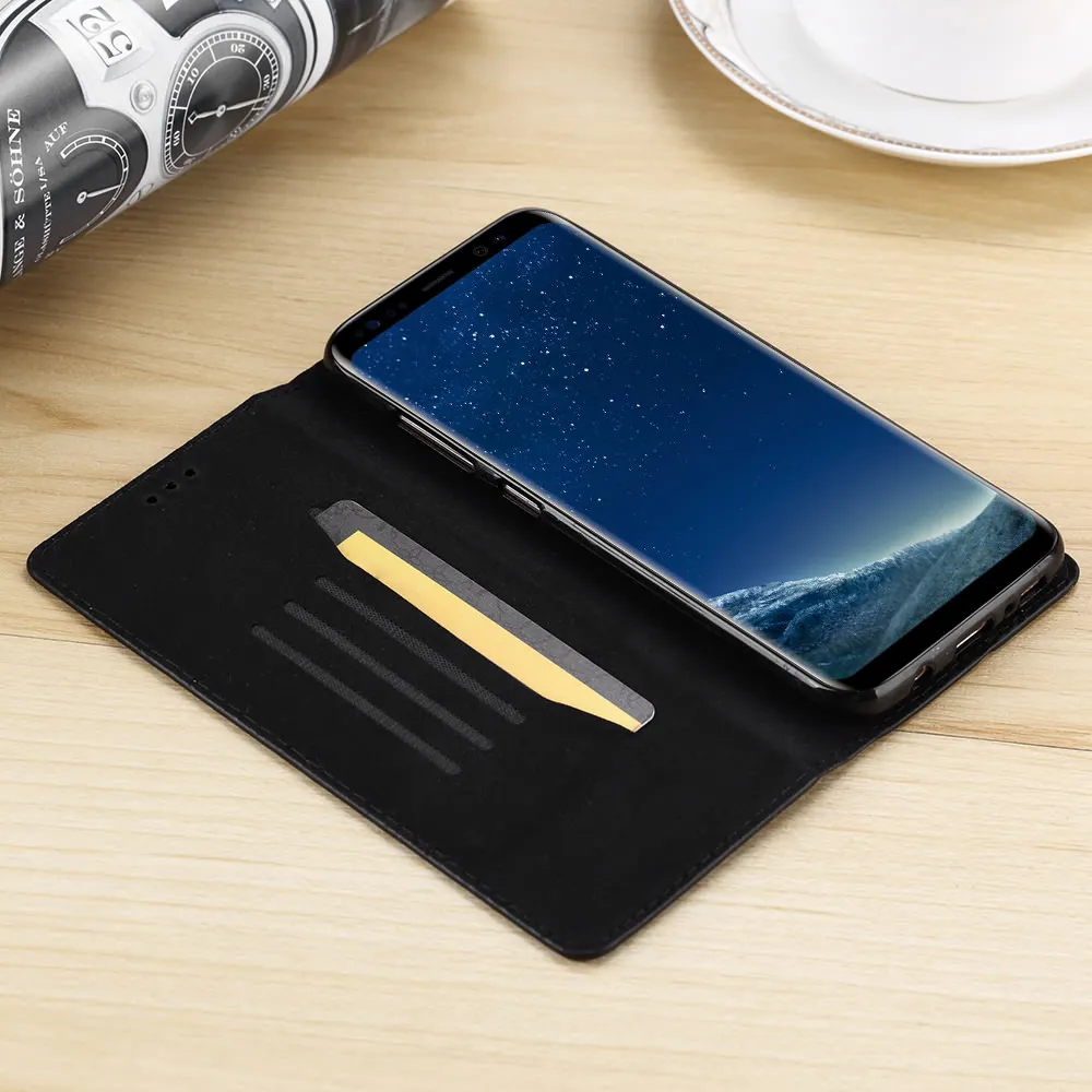 L-FADNUT углеродного волокна Флип кожаный чехол для samsung Galaxy S8 плюс S9 S10 бумажник чехол для samsung S7 край S6 S5 нео-Записка 9