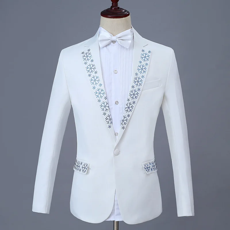 

The new 2020 men's white suit fashionable suit young handsome leisure suit two pieces of cultivate one's morality type