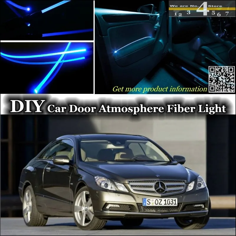 Для Mercedes Benz CLK MB C208 A208 C209 A209 C207 A207 внутренняя настройка освещения атмосфера