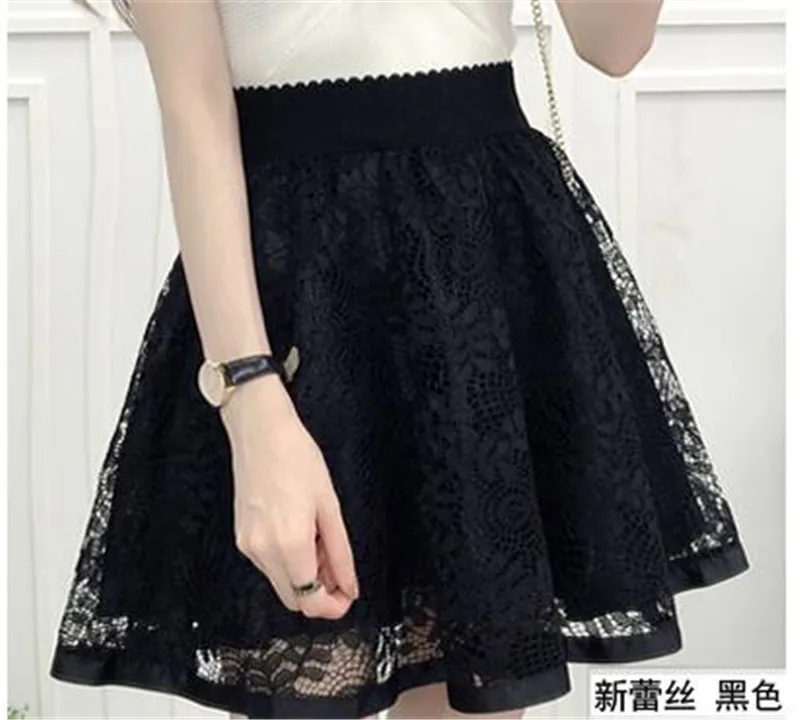 Юбка для девочек подростков черная танцевальная юбка пачка с цветочным жемчугом