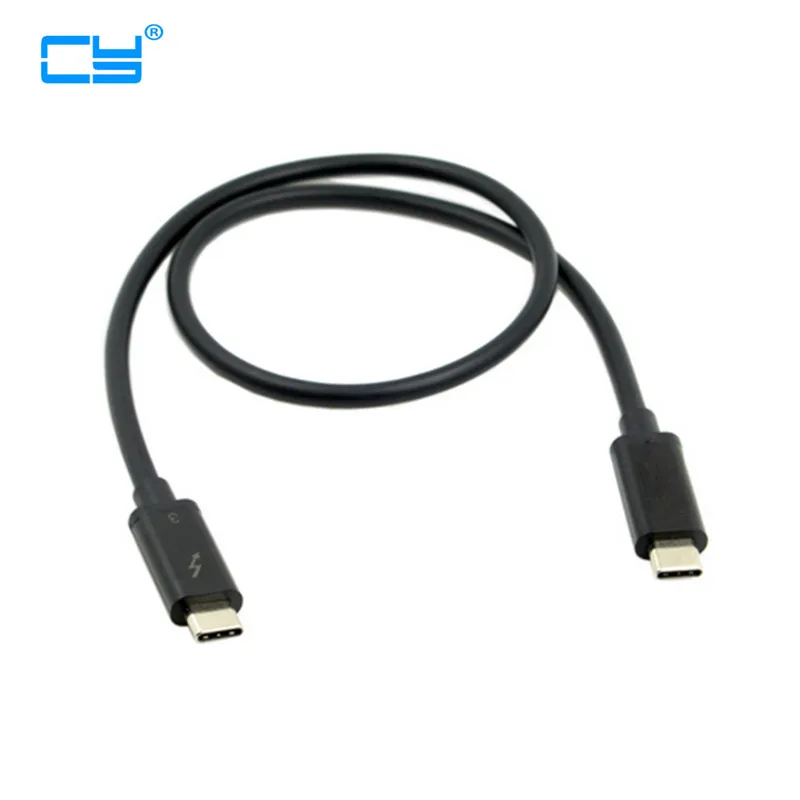 Thunderbolt 3 портами (стандарт 1 USB C мужской 40 Гбит/с кабель для Dell XPS13 50 см|usb 3.1|usb-c 3.1usb-c to