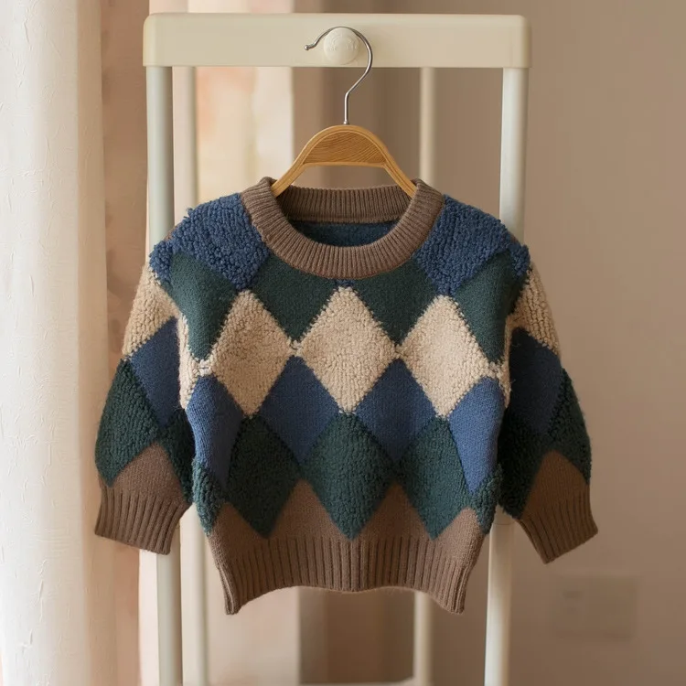 Одежда для маленьких мальчиков свитер в полоску девочек красный одежда 6 лет |