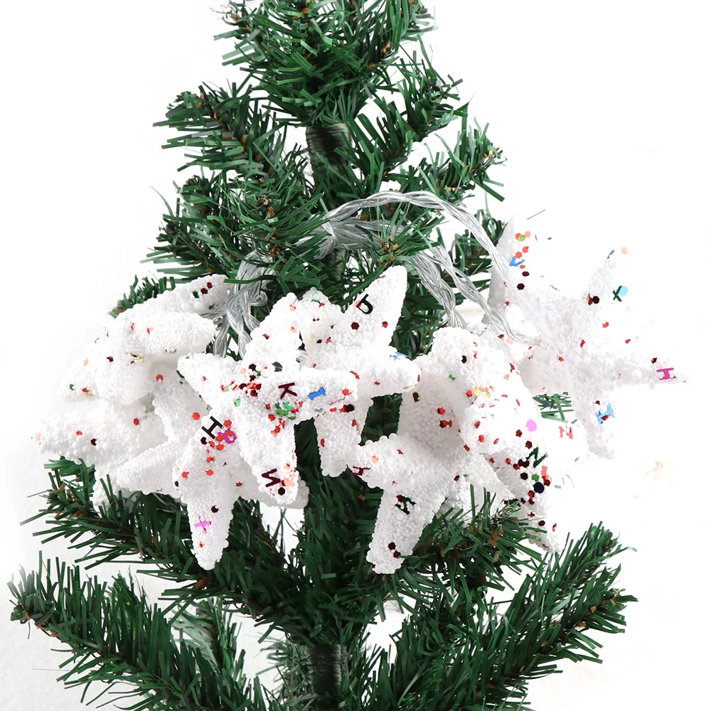 2 м Pinecone Рождественская елка светодиодная гирлянда Санта-Клауса лампа домашний