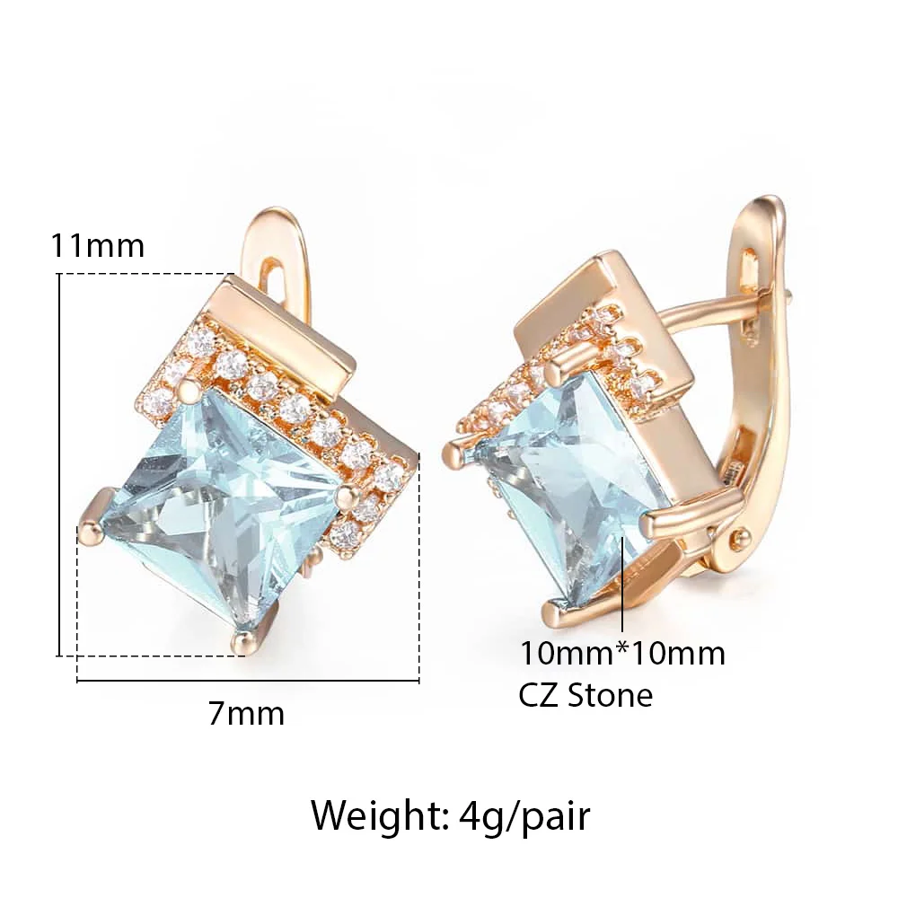 Женские серьги из розового золота 585 пробы с фианитом|stud earrings|women stud earringswomen studs |