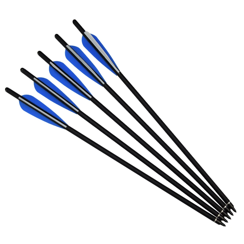 6/12 шт. целевой Охотный арбалет с употреблением желтого зубчика-болт 16/17/18/20/22