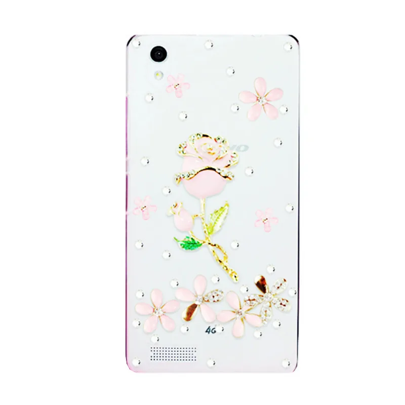 Udapakoo 3D Bling Crystal Rhinestone Case for Lenovo A516 A1000 ZUK Z1 Z2 K8 Note transparent Clear Diamond Cover |