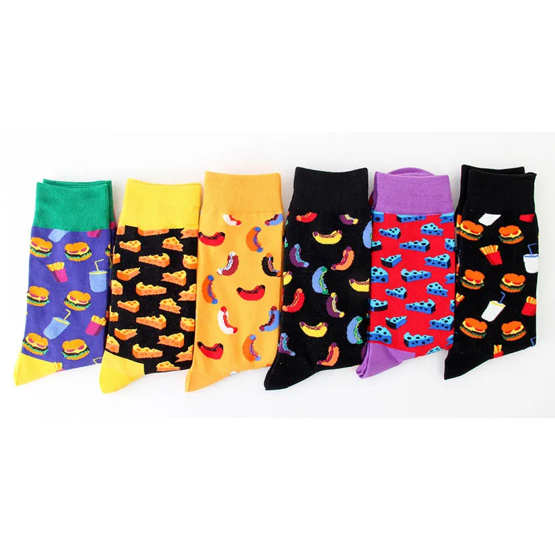 [EIOISAPRA] Повседневные носки в стиле хип-хоп оригинальные жаккардовые смешные