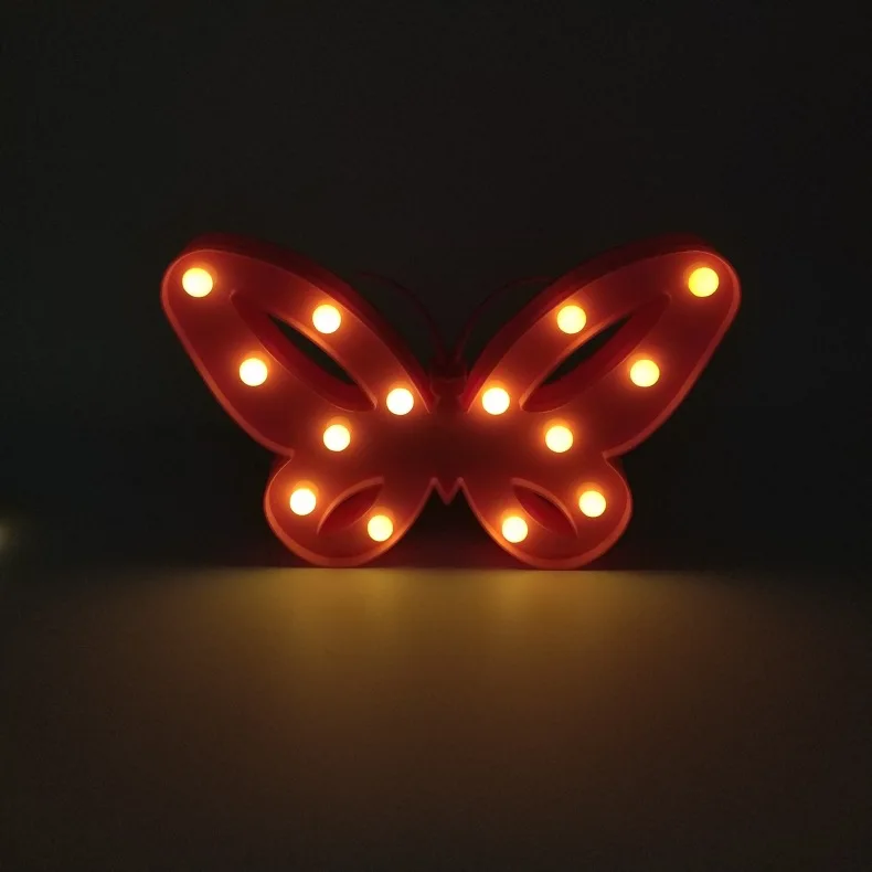 Бабочка моделирование лампа ночник украшение комнаты стены LED партии|Украшения
