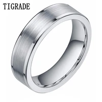 tigrade highly brushed tungsten ring unisex simple style never fading wedding engagement jewelry free shipping fathers day gift