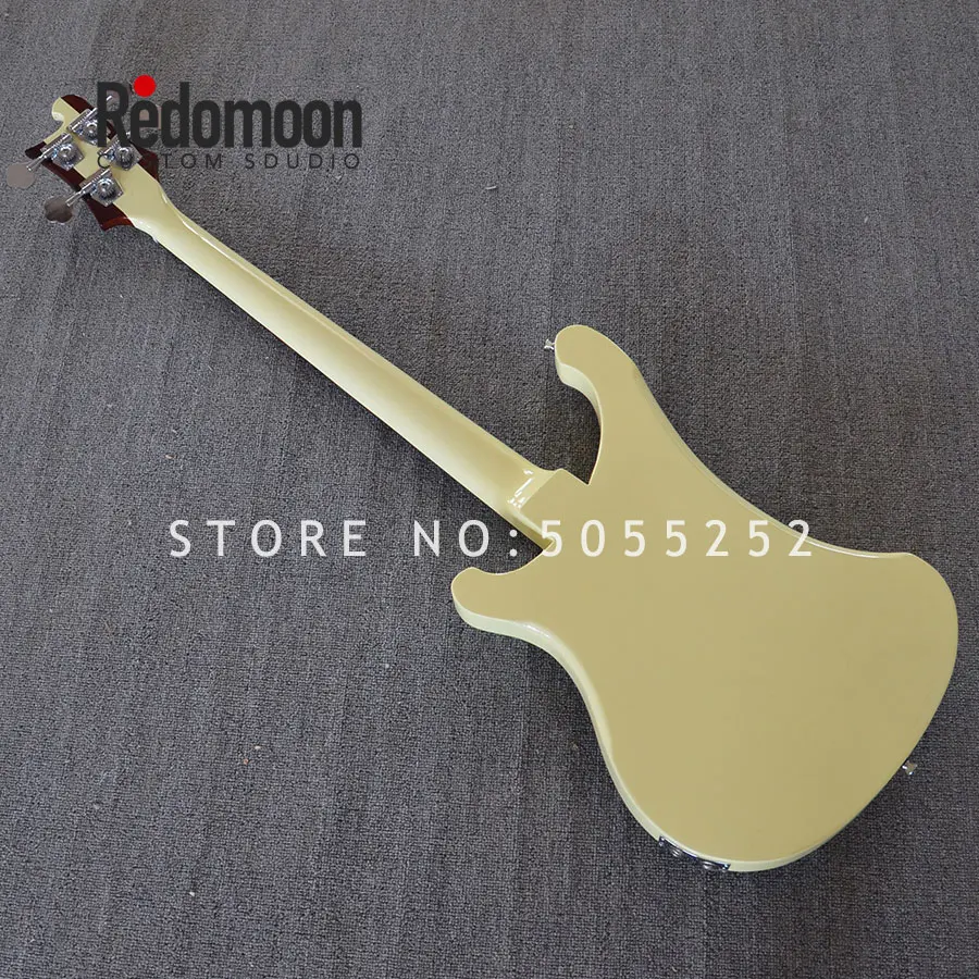 Заводской заказ 4 струны Rickenback bass 4003 с 2 гнездами шею через корпус для