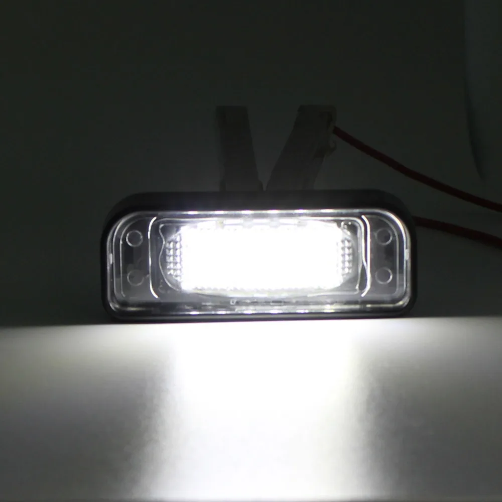 2 шт. Canbus Белый 18SMD светодиодные номерные знаки для Mercedes Benz W220 S класс S500 S55 S600 1999-2005