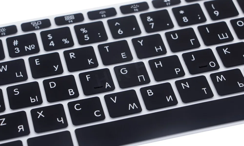 Силиконовый чехол для Macbook Pro 13 дюймов A1708 (2017 выпуск без сенсорной панели) русская
