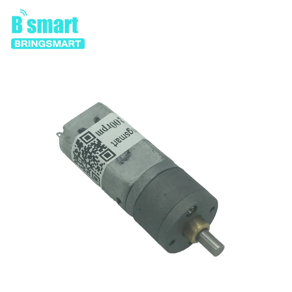 Bringsmart мини двигатель постоянного тока с редуктором 12 В мотор реверсивным