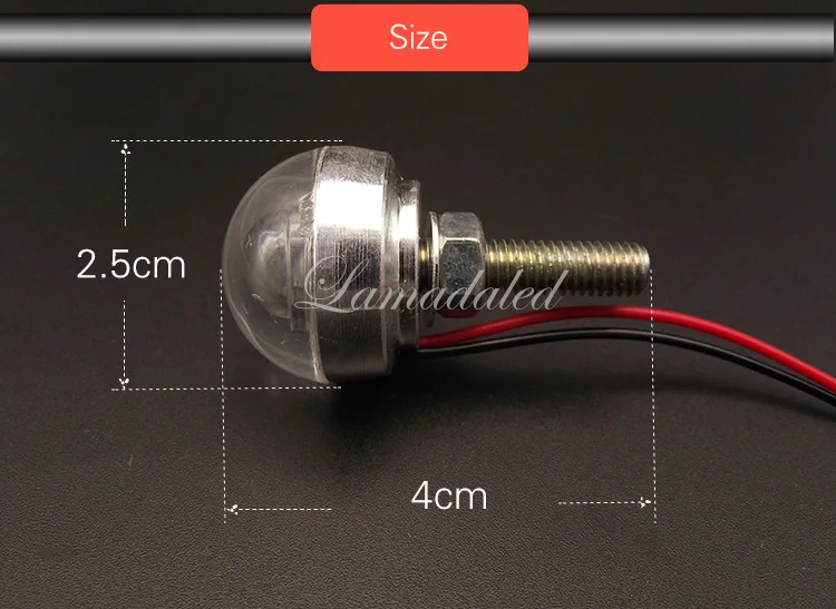 Lamada светодиодный 12В стробоскоп для мотоцикла светильник s автомобильный