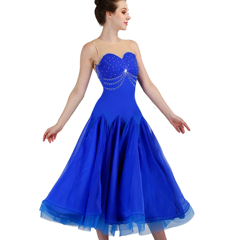 Женское платье для бальных танцев стразы танго вальса|Бальные танцы| |