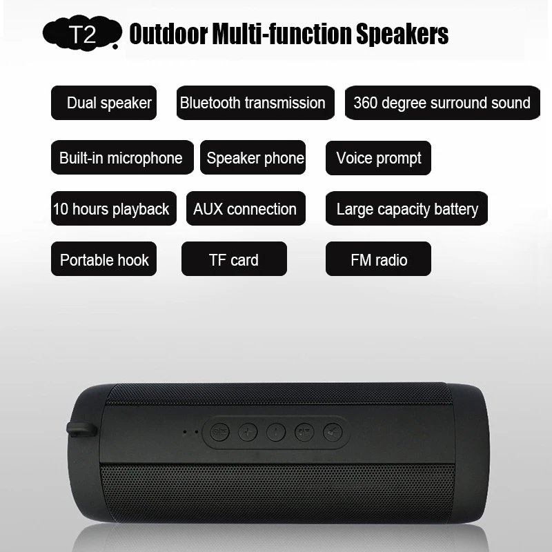 Топ портативный V4.0 беспроводной Bluetooth динамик с светодиодный водонепроницаемый