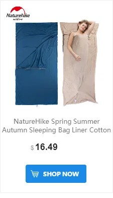 NatureHike 190x75 см, мини, летний, теплый, Погодный, открытый, для природы, кемпинга, туризма, альпинизма, Сверхлегкий конверт, хлопковый спальный мешок