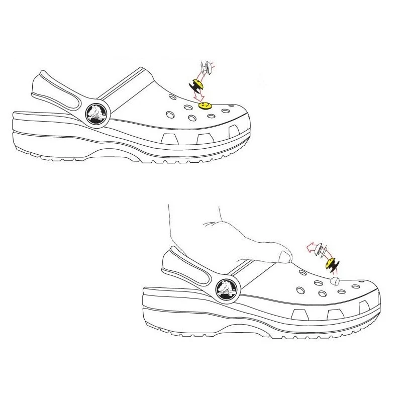 1 шт. ПВХ подвески для обуви аксессуары DIY Пряжка croc jibz браслеты детские