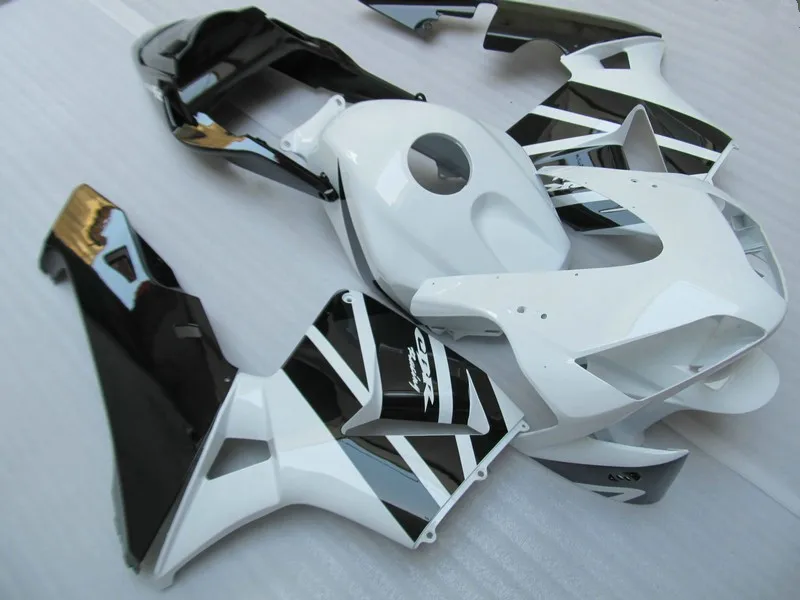 Комплект обтекателей для мотоцикла CBR600RR 03 04 CBR600 F5 2003 2004 белый черный комплект из
