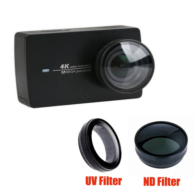 UV ND Filter Neutral Density Filtors Cover Lens Protective Protector for YI 4K II Lite Action camera accessories