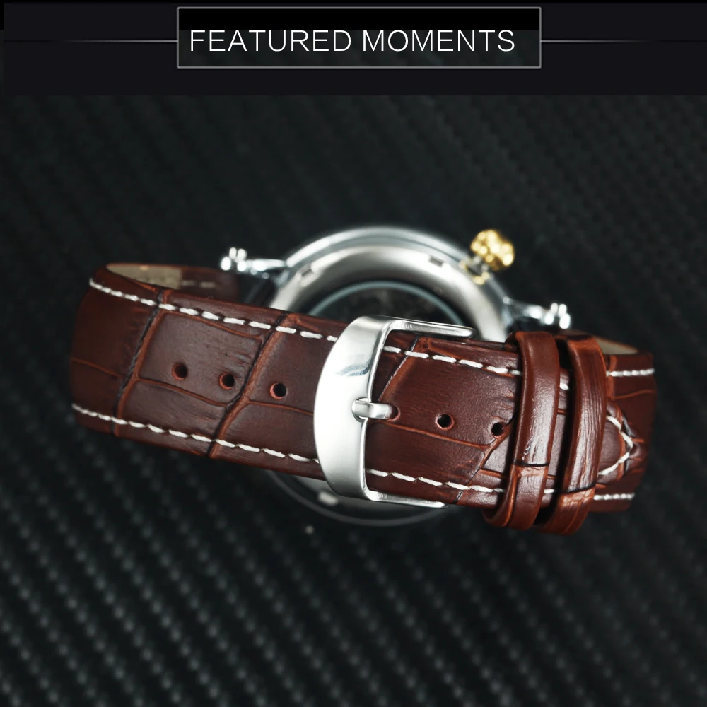 Победитель официальный Классический автоматический Золотой мост мужские часы